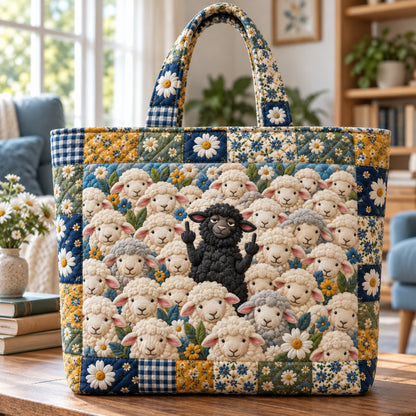 Flock Of Sheep Quilted Tote Bag GFTONPT2182