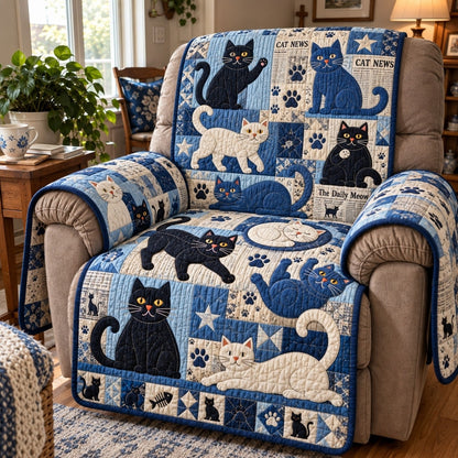 Cat Comfort Quilted Sofa Cover GFTONPT2217