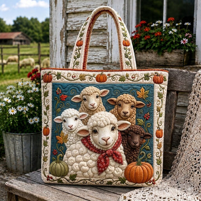 Sheep Pasture Quilted Tote Bag GFTONPT225
