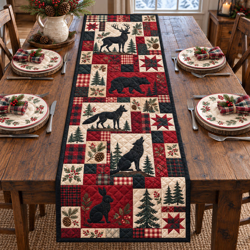 Rustic Woodland Quilted Table Runner GFTONPT2285