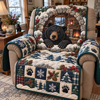 Winter Guardian Quilted Sofa Cover GFTONPT2302