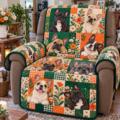 Frenchie Wildflower Quilted Sofa Cover GFTONPT2308