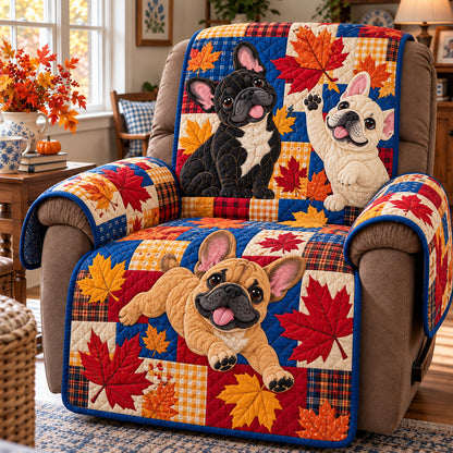 Frenchie Autumn Quilted Sofa Cover GFTONPT2312