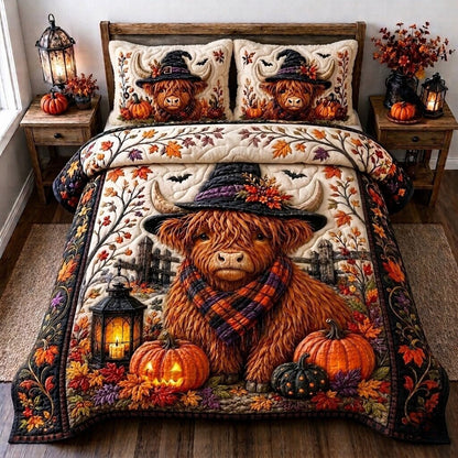 Witchy Cow 3-Piece Quilted Bedding Set GFTONPT297