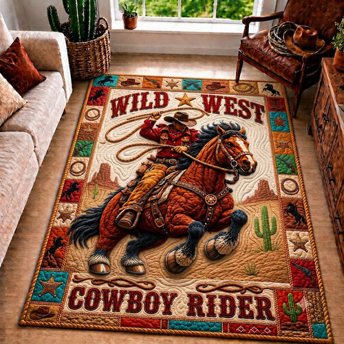 Western Cowboy Soul Area Rug GFTONPT313