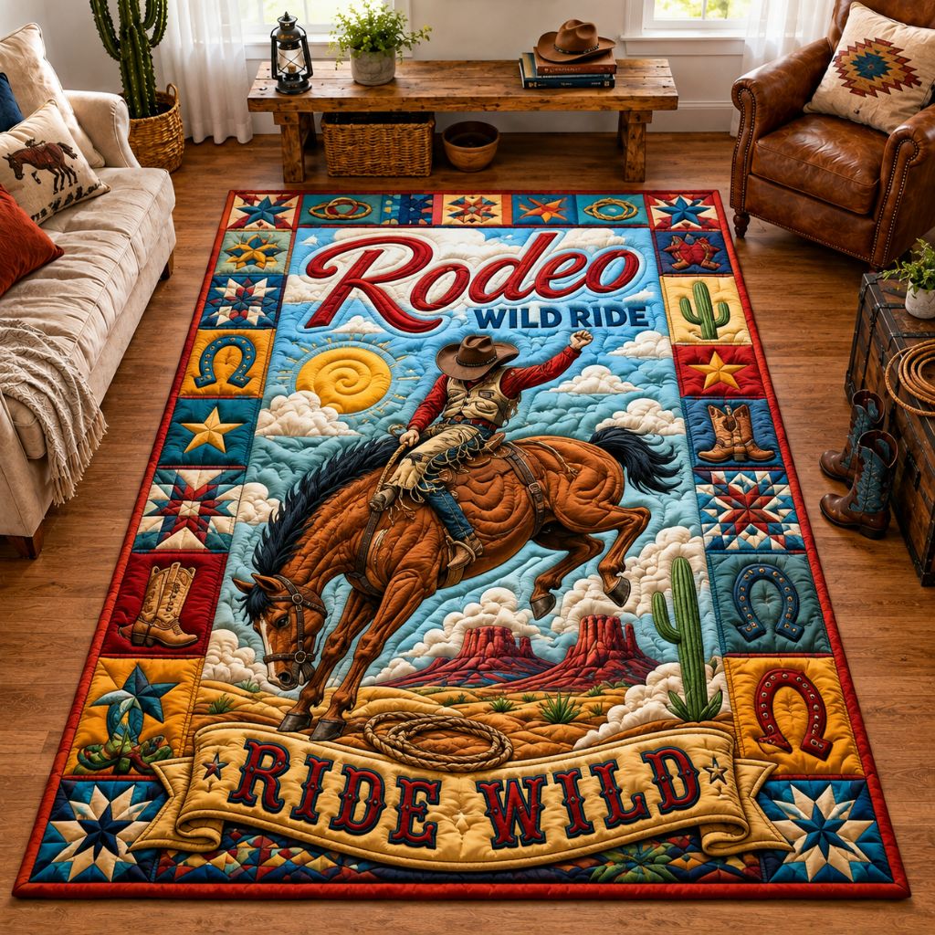 Western Cowboy Spirit Area Rug GFTONPT314