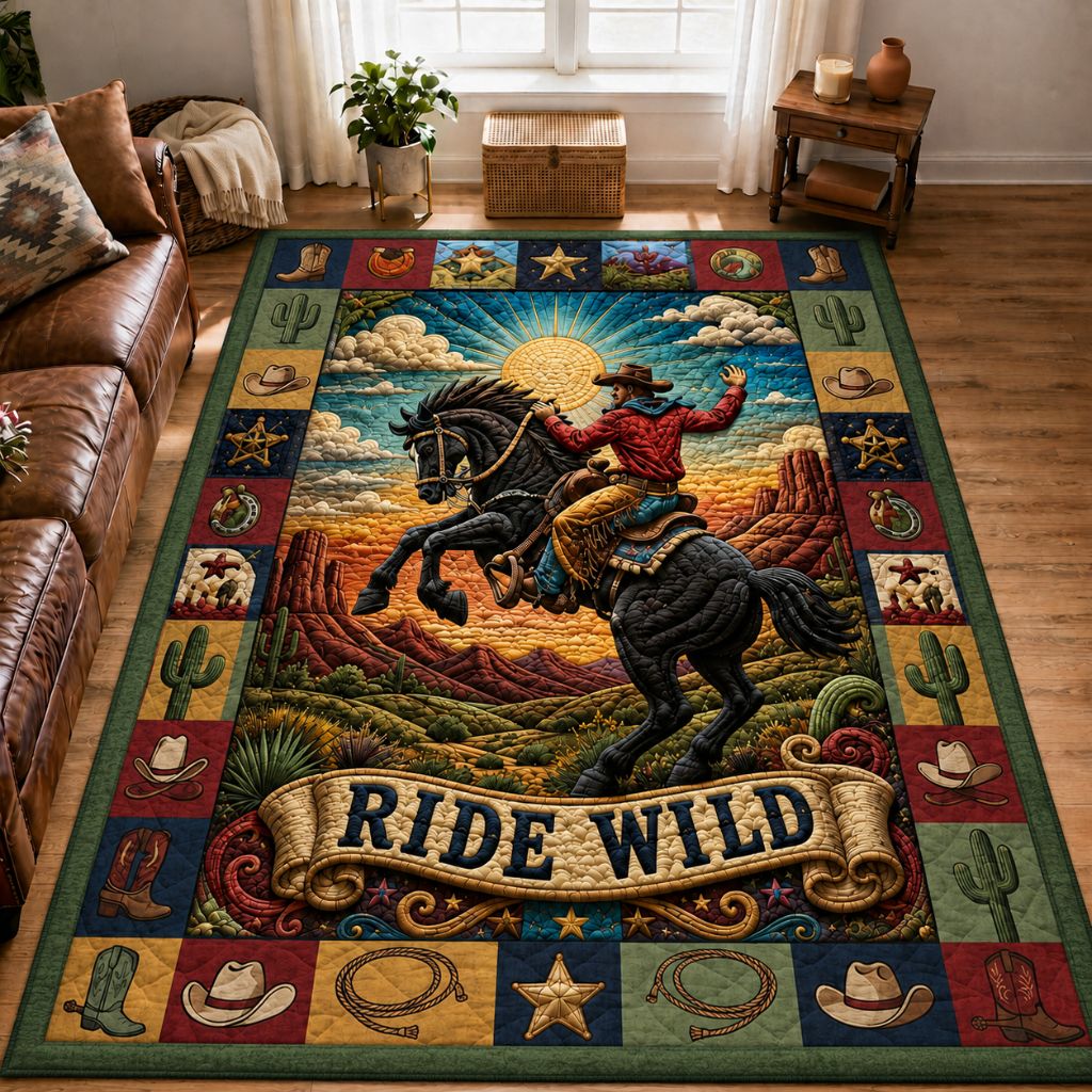 Western Cowboy Grace Area Rug GFTONPT318