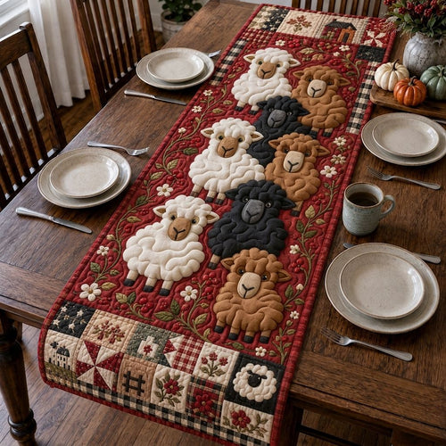 Sheep Haven Quilted Table Runner GFTONPT319