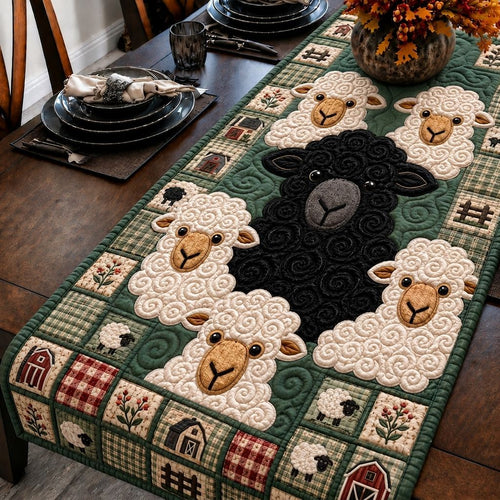 Sheep Fields Quilted Table Runner GFTONPT320