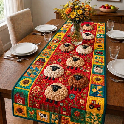 Sheep Ranch Quilted Table Runner GFTONPT322
