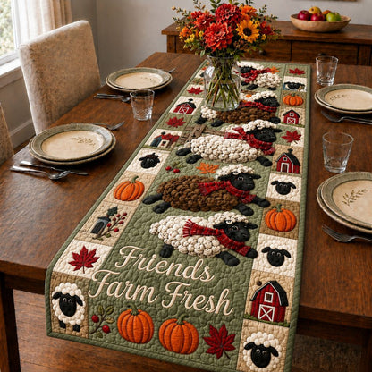 Sheep Country Quilted Table Runner GFTONPT324