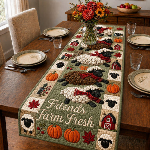 Sheep Country Quilted Table Runner GFTONPT324