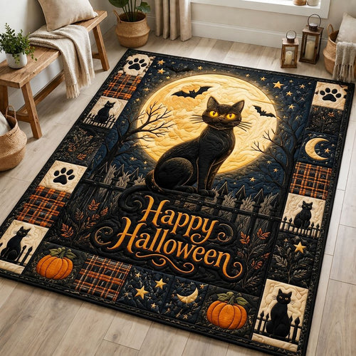 Black Cat Boo Area Rug GFTONPT331