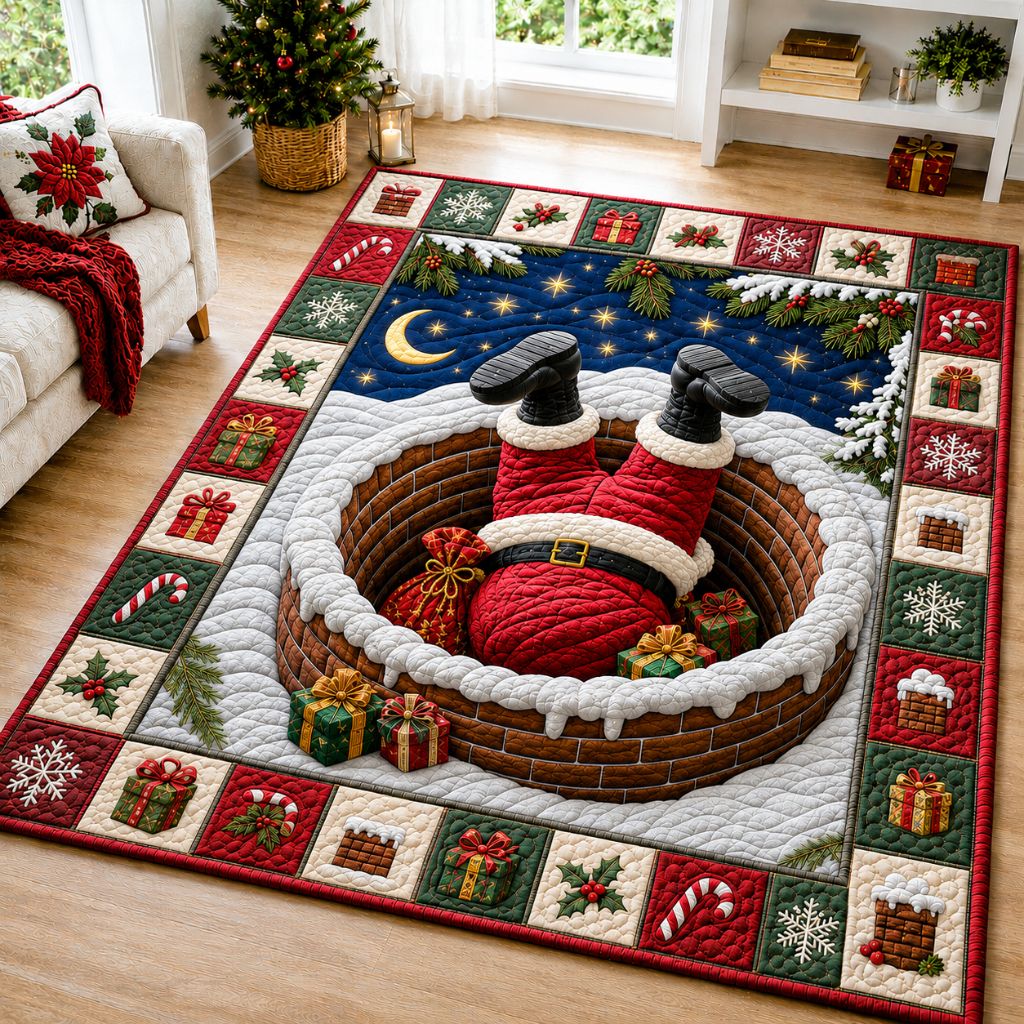 Santa Hearthside Area Rug GFTONPT358