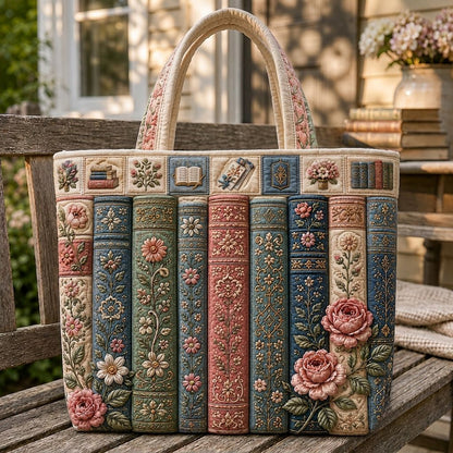 Cozy Book Nights Quilted Tote Bag GFTONPT398