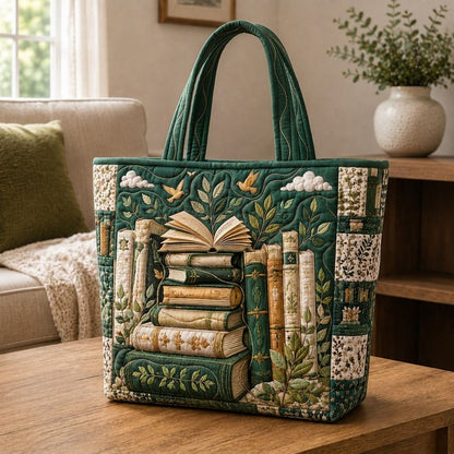 Lost in Books Quilted Tote Bag GFTONPT400