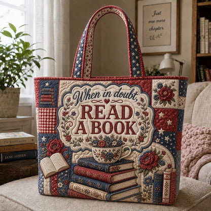 Book Garden Dreams Quilted Tote Bag GFTONPT401