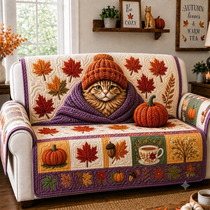Cat Dreamland Quilted Sofa Cover GFTONPT472