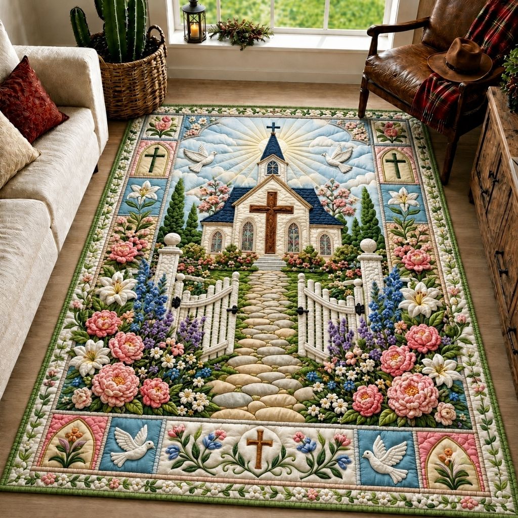 Trust God Always Area Rug GFTONPT547