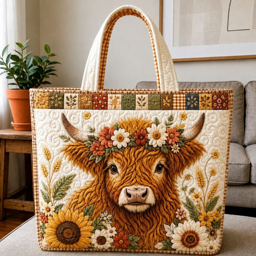 Cozy Cow Cottage Quilted Tote Bag GFTONPT550