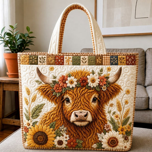 Cozy Cow Cottage Quilted Tote Bag GFTONPT550