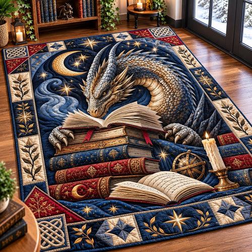 Mystic Dragon Book Area Rug GFTONPT740