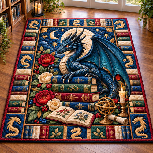 Enchanted Dragon Book Area Rug GFTONPT743