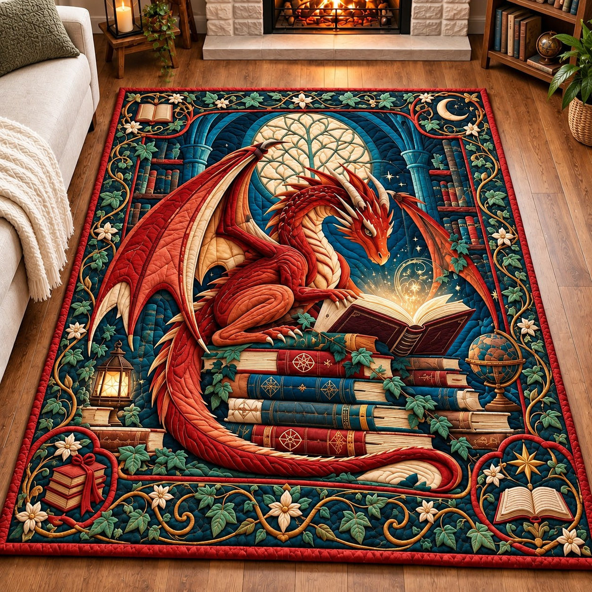 Dragon Lore Chronicles Area Rug GFTONPT744