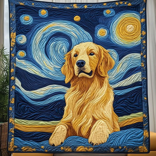 Golden Retriever Quilted Blanket GFTONT021