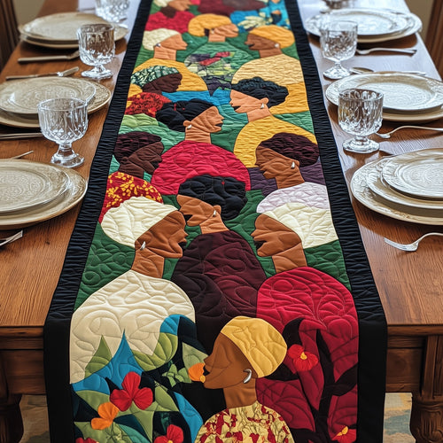 Juneteenth Quilted Table Runner GFTONT095