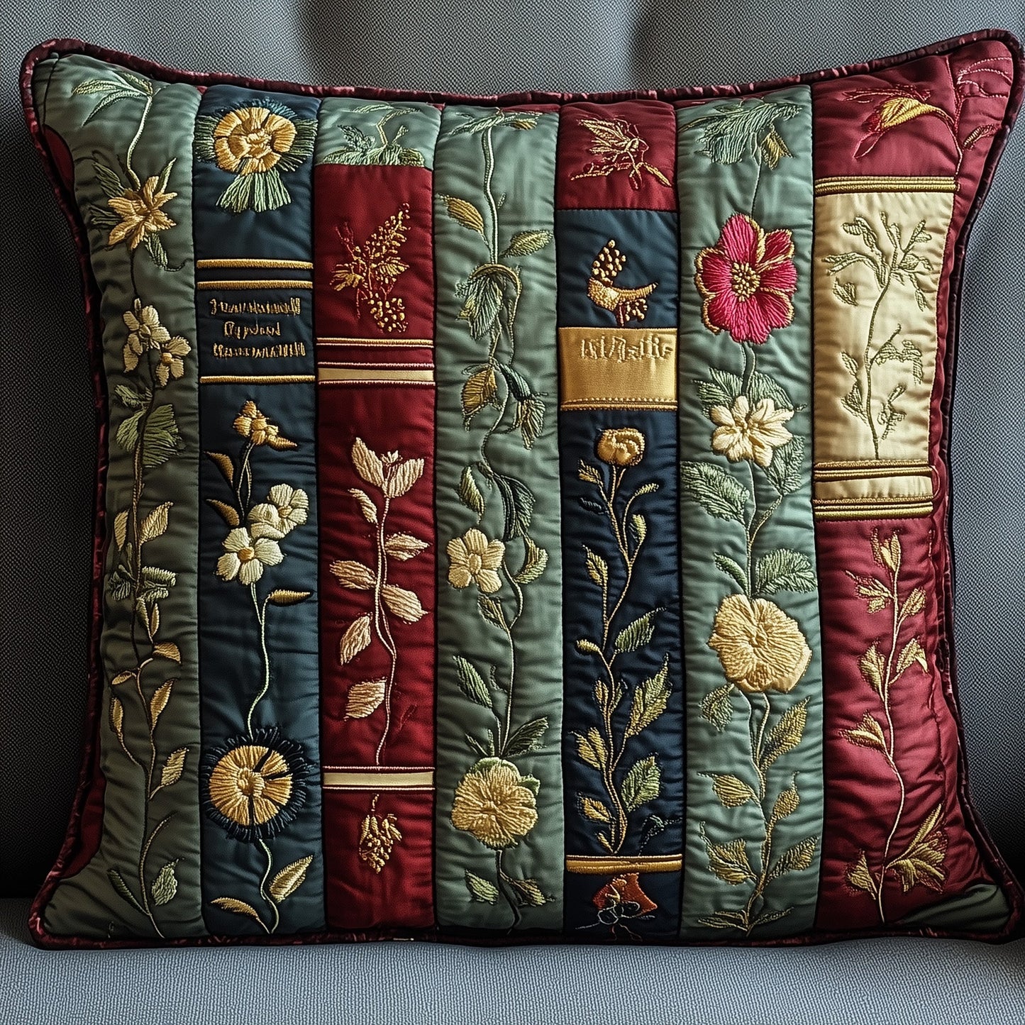 Book Charm Quilted Pillow Case GFTONT1006