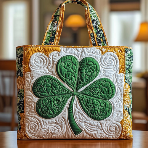 Irish Shamrock Quilted Tote Bag GFTONT1070