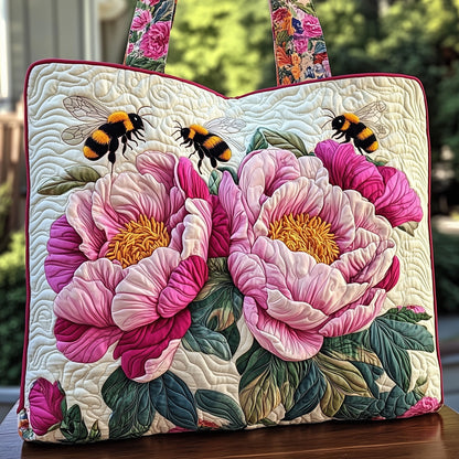 Peony Petal Quilted Tote Bag GFTONT1206