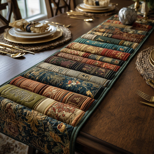 Rustic Library Quilted Table Runner GFTONT1283