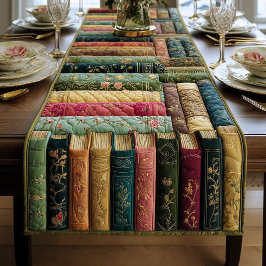 Rustic Library Quilted Table Runner GFTONT1284