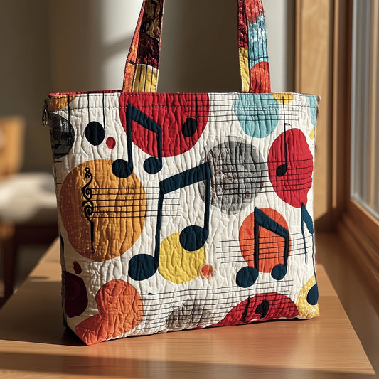 Music Pop Quilted Tote Bag GFTONT1312