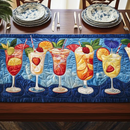 Aloha Cocktails Quilted Table Runner GFTONT136