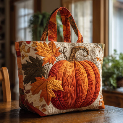 Pumpkin Quilted Tote Bag GFTONT1381