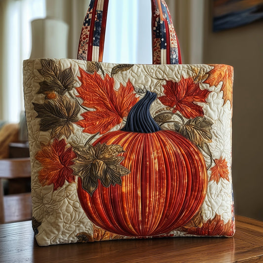 Pumpkin Quilted Tote Bag GFTONT1383