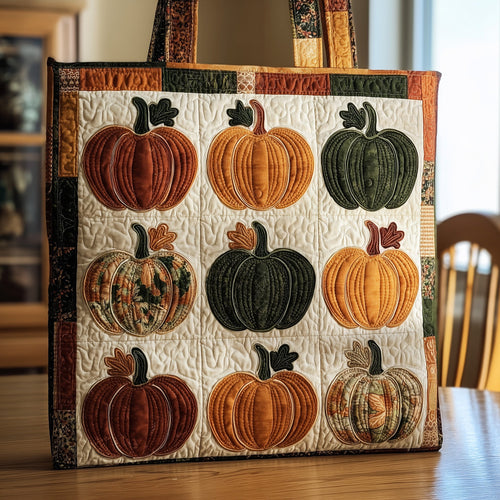 Pumpkin Quilted Tote Bag GFTONT1385