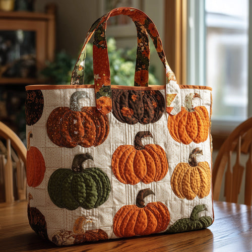 Pumpkin Quilted Tote Bag GFTONT1386