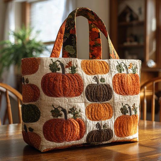 Pumpkin Quilted Tote Bag GFTONT1387