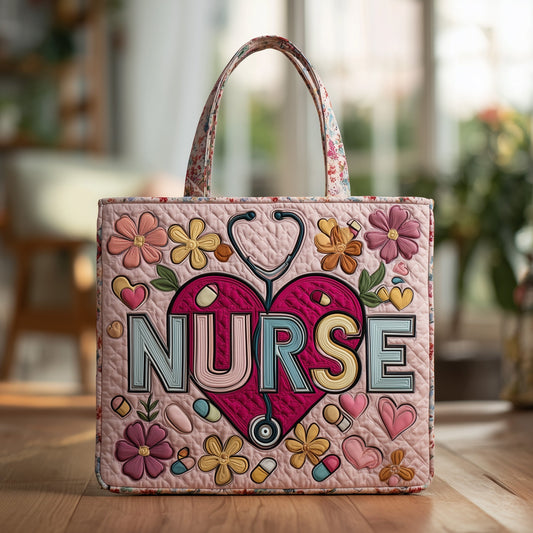Nurse Quilted Tote Bag GFTONT1507
