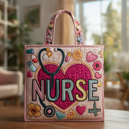 Nurse Quilted Tote Bag GFTONT1511