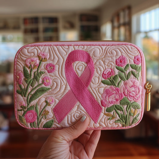 Breast Cancer Ribbon Quilted Purse GFTONT1679