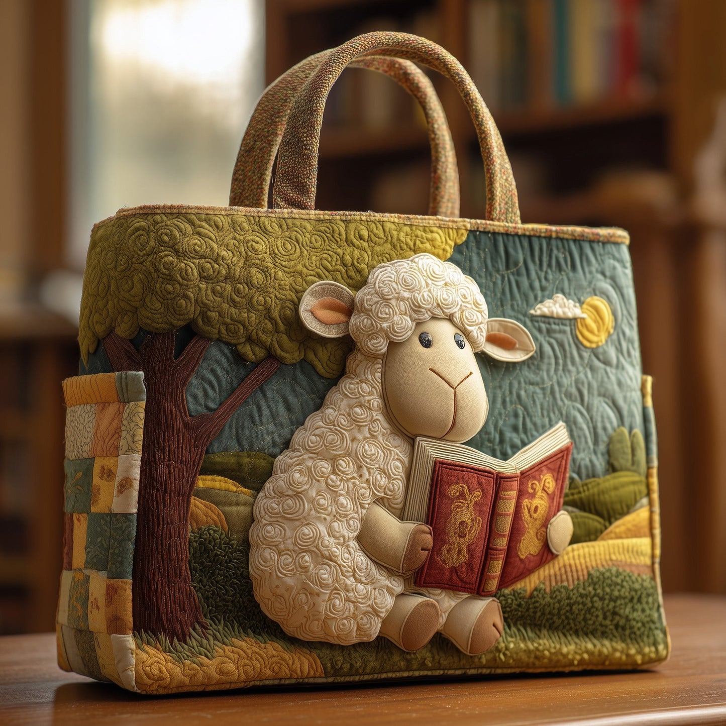 Sheep Quilted Tote Bag GFTONT1714