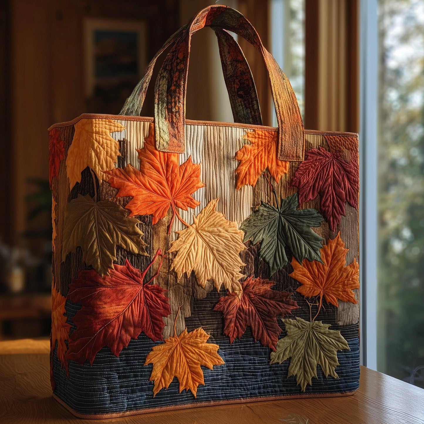 Autumn Leaves Quilted Tote Bag GFTONT1774