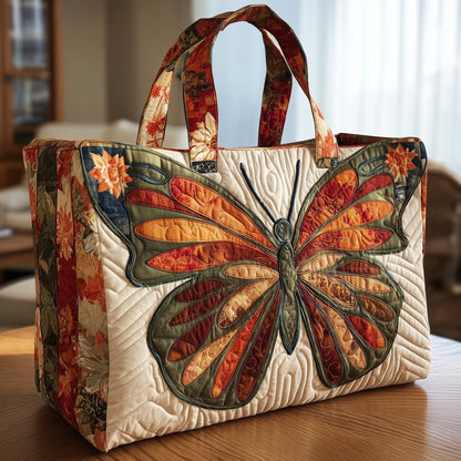 Autumn Butterfly Quilted Tote Bag GFTONT1783
