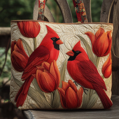 Cardinal Charm Quilted Tote Bag GFTONT1824