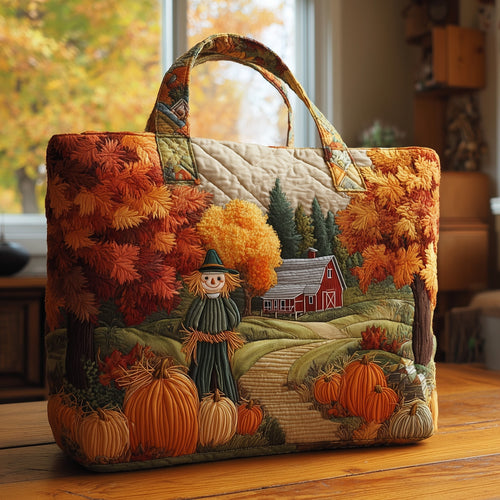 Scarecrow Farm Quilted Tote Bag GFTONT1844